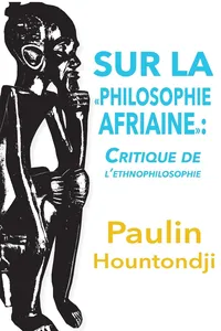 Sur la philosophie africaine_cover