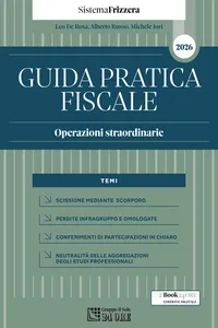 Guida Pratica Fiscale Operazioni straordinarie 2026 - Sistema Frizzera_cover