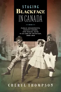 Staging Blackface in Canada_cover