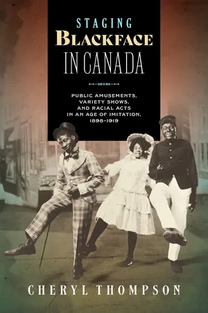 Staging Blackface in Canada