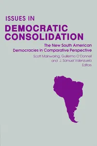 Issues in Democratic Consolidation_cover