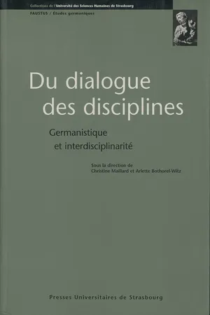 Du dialogue des disciplines