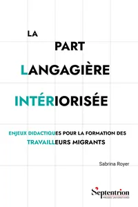 La part langagière intériorisée_cover