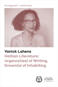 Haitian Literature: Urgenc of Writing, Drea of Inhabiting_cover