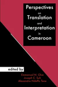 Perspectives on Translation and Interpretation in Cameroon_cover