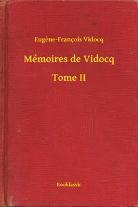 Mémoires de Vidocq - Tome II_cover