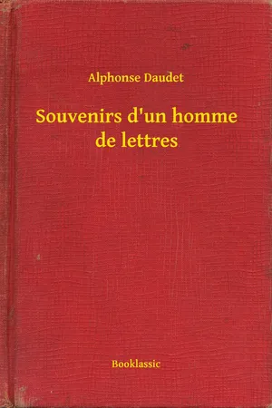 Souvenirs d'un homme de lettres