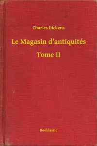 Le Magasin d'antiquités - Tome II_cover