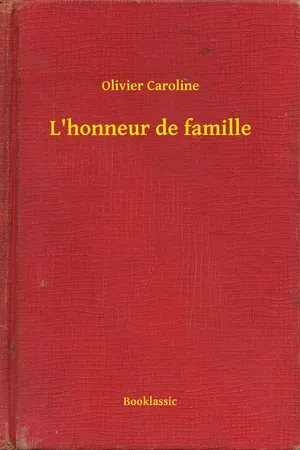 L'honneur de famille