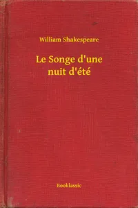 Le Songe d'une nuit d'été_cover