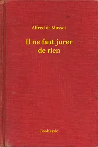 Il ne faut jurer de rien_cover