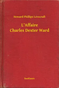 L'Affaire Charles Dexter Ward_cover