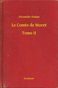 Le Comte de Moret - Tome II_cover