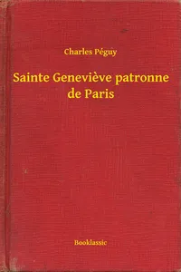 Sainte Genevieve patronne de Paris_cover