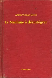 La Machine a désintégrer_cover