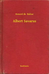 Albert Savarus_cover