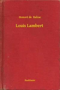 Louis Lambert_cover