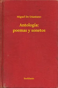 Antología: poemas y sonetos_cover