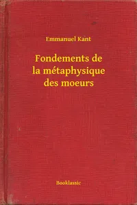 Fondements de la métaphysique des moeurs_cover