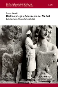 Denkmalpflege in Schlesien in der NS-Zeit_cover