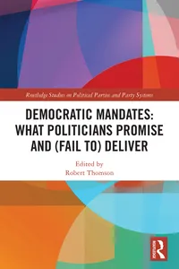 Democratic Mandates: What Politicians Promise and Deliver