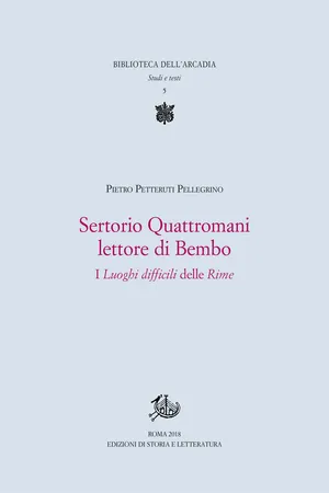 Sertorio Quattromani lettore di Bembo