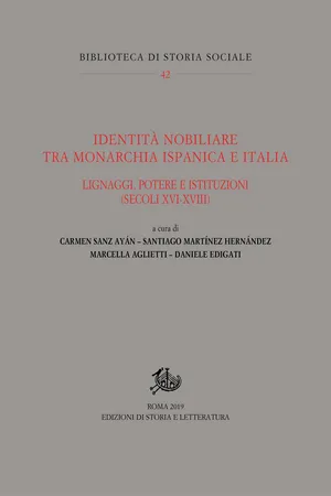Identità nobiliare tra monarchia ispanica e Italia