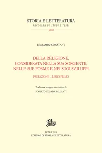 Della religione, considerata nella sua sorgente, nelle sue forme e nei suoi sviluppi