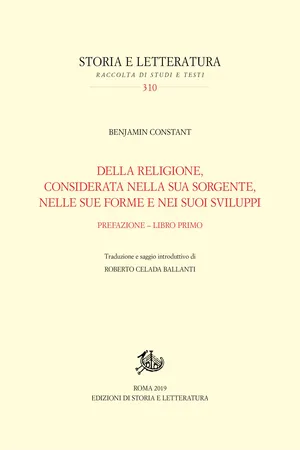 Della religione, considerata nella sua sorgente, nelle sue forme e nei suoi sviluppi