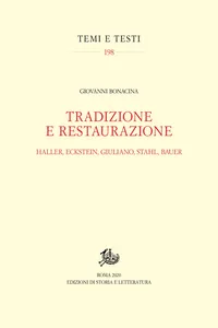 Tradizione e Restaurazione_cover