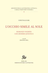 L'occhio simile al sole_cover