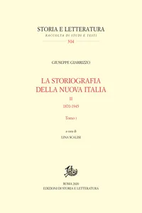 La storiografia della nuova Italia. II_cover