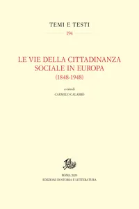 Le vie della cittadinanza sociale in Europa_cover