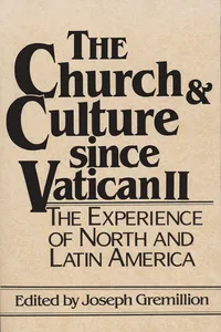 The Church and Culture Since Vatican II_cover
