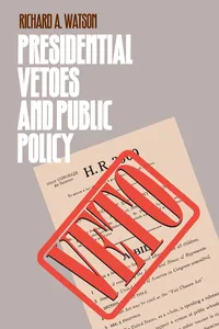 Presidential Vetoes and Public Policy_cover