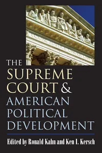 The Supreme Court and American Political Development