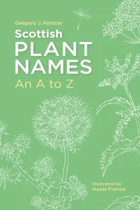 Scottish Plant Names: An A–Z_cover