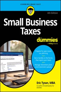 Small Business Taxes For Dummies_cover