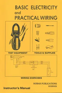 Basic Electricity & Practical Wiring Instructor's Manual_cover