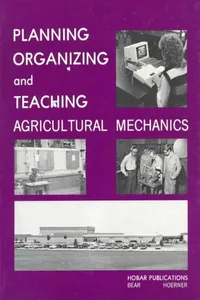 Planning Organization and Teaching Agricultural Mechanics_cover