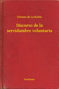 Discurso de la servidumbre voluntaria_cover