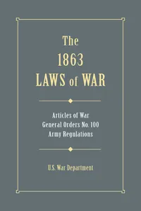 1863 Laws of War_cover