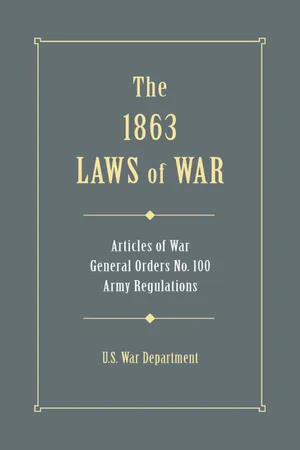 1863 Laws of War