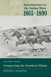 Eyewitnesses to the Indian Wars: 1865-1890_cover