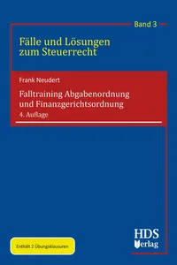 Falltraining Abgabenordnung und Finanzgerichtsordnung_cover