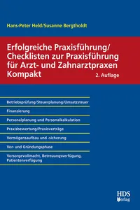 Erfolgreiche Praxisführung/Checklisten zur Praxisführung für Arzt- und Zahnarztpraxen Kompakt_cover