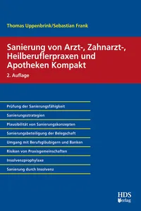 Sanierung von Arzt-, Zahnarzt-, Heilberuflerpraxen und Apotheken Kompakt_cover