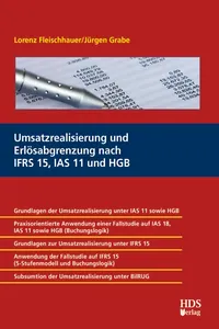 Umsatzrealisierung und Erlösabgrenzung nach IFRS 15, IAS 11 und HGB_cover