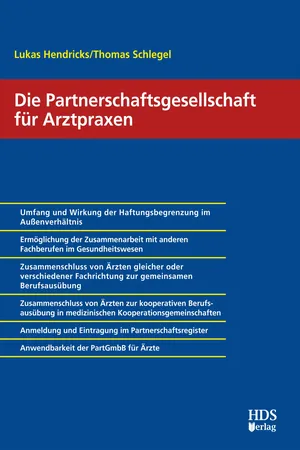 Die Partnerschaftsgesellschaft für Arztpraxen