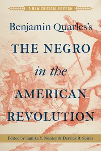 Benjamin Quarles's The Negro in the American Revolution_cover